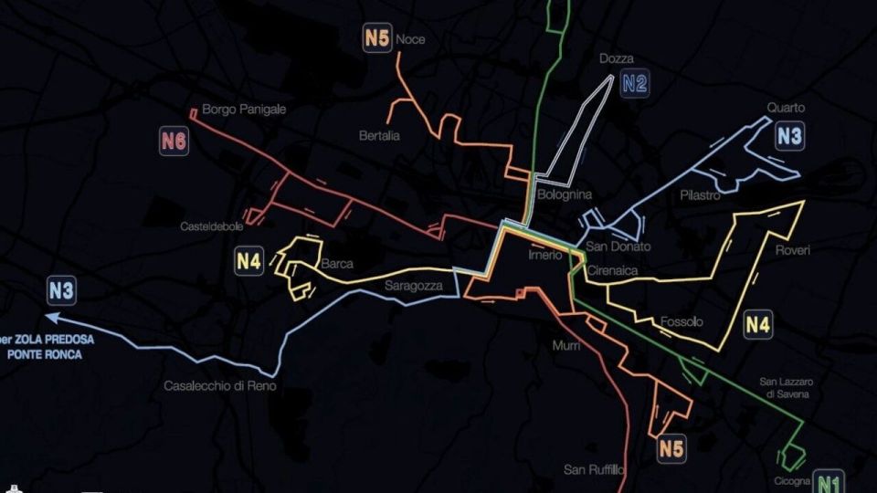 Si accende la N - La nuova rete di bus notturni